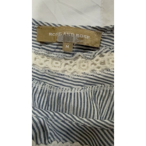 Rose & Rose Cotton Blouse M - Picture 5 of 10